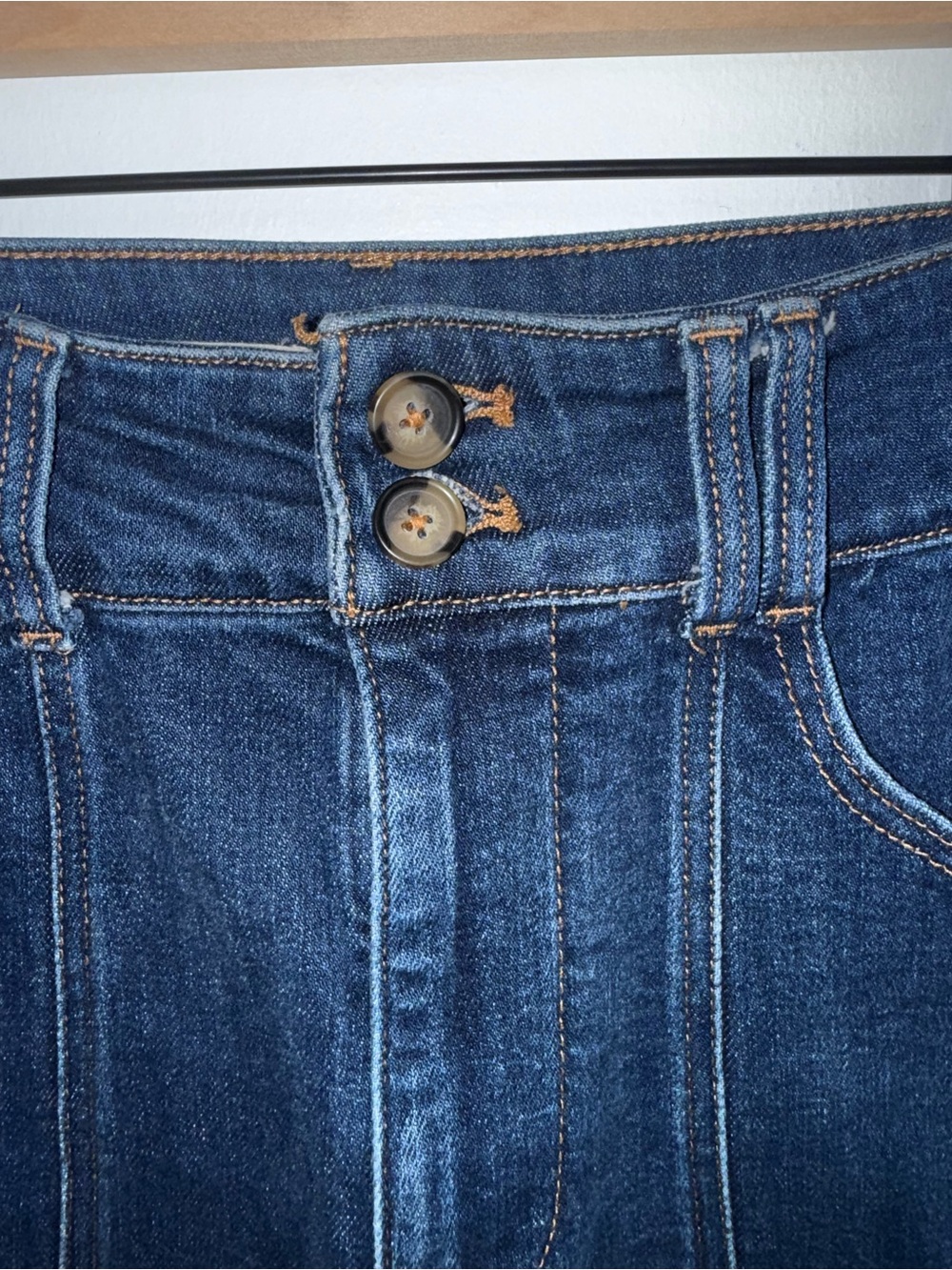 Pilcro The Skipper Seamed High-Rise Crop Wide-Leg Jeans $148 Size 27 (sold out) - Picture 9 of 12